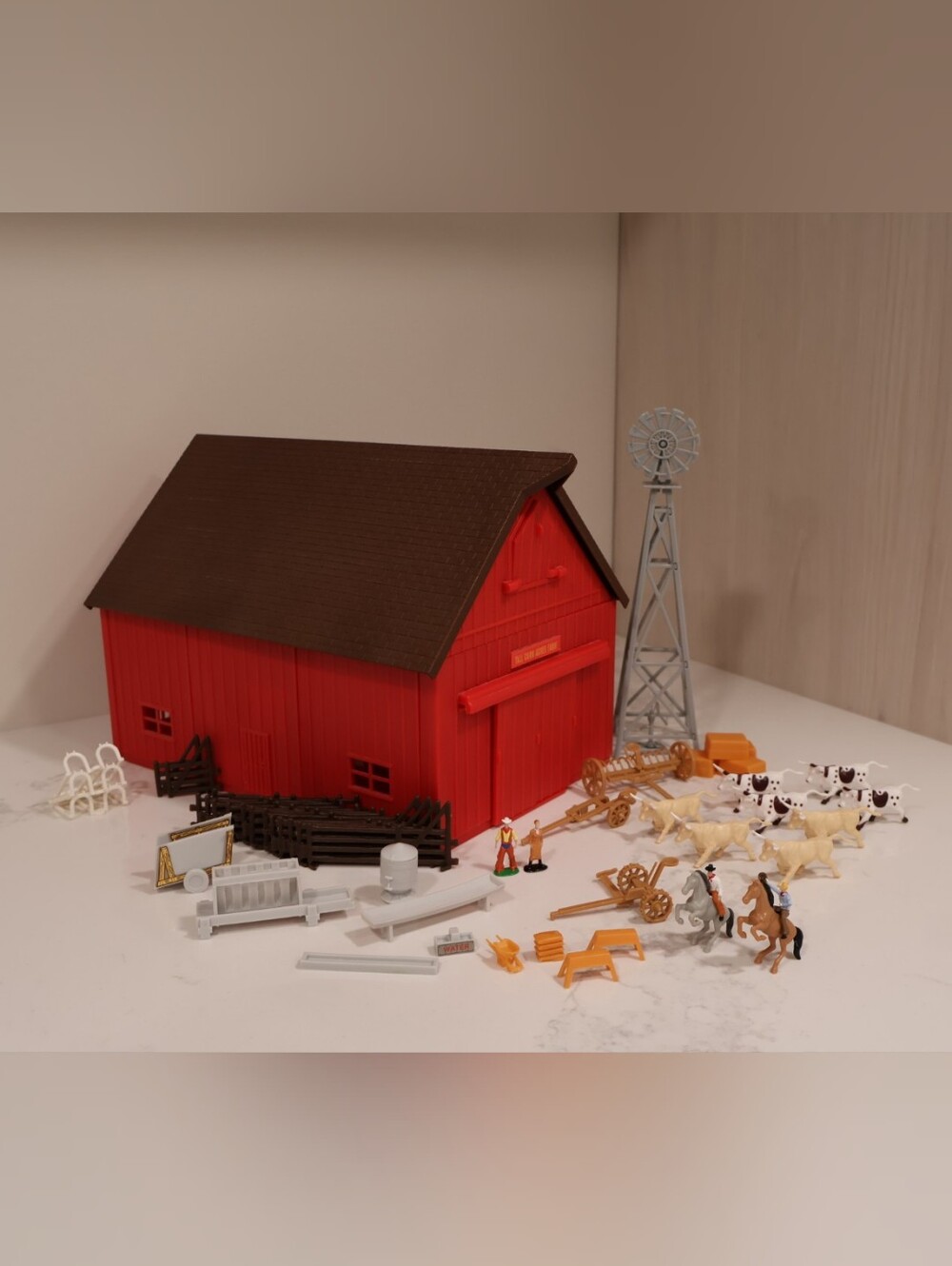 ERTL Collectors Western Ranch Set, Full Set, Scale 1/64